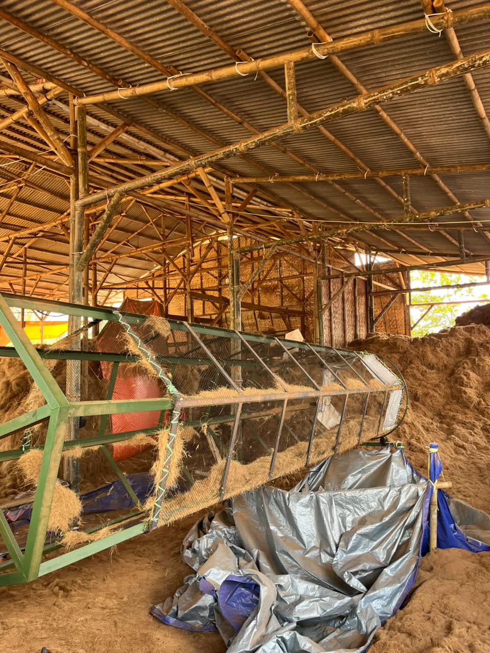 Coco fiber processing equipment